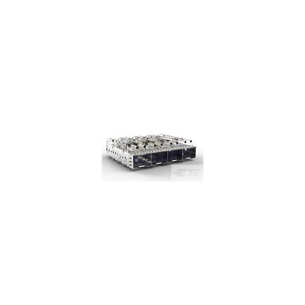 Ensamble de jaula SFP+ 1x4 con tubos de luz - 2110069-1