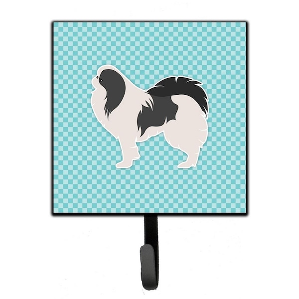 Micasa Japanese Chin Checkerboard Blue Leash or Key Holder - MI224181