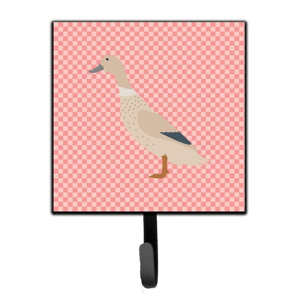 Jensendistributionservices West Harlequin Duck Pink Check Leash or Key Holder - MI1711750