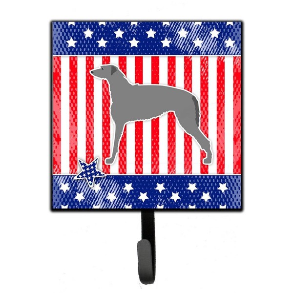 Micasa USA Patriotic Scottish Deerhound Leash or Key Holder - MI626897