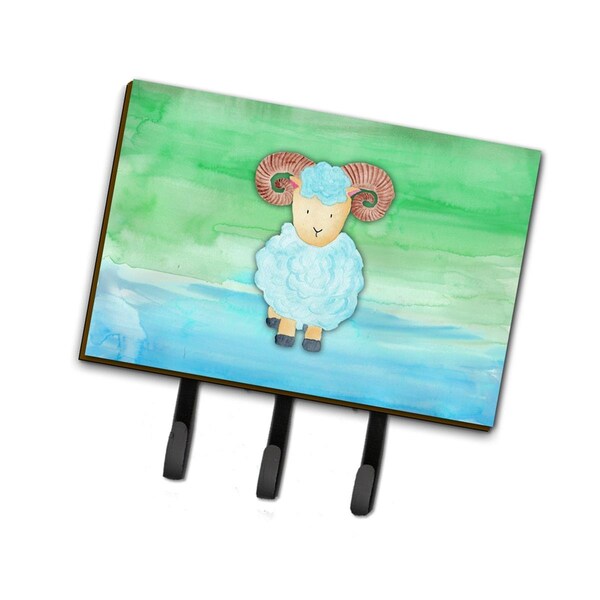 Jensendistributionservices Ram Sheep Watercolor Leash or Key Holder - MI1715113