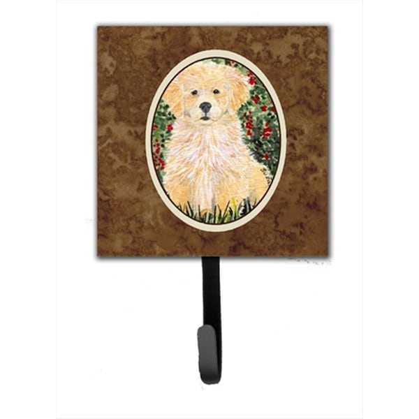 Micasa 4.25 x 6 in. Golden Retriever Leash Or Key Hook - MI234504