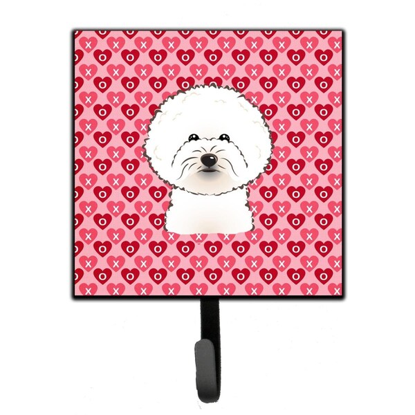 Carolines Treasures Bichon Frise Hearts Leash or Key Holder - BB5287SH4