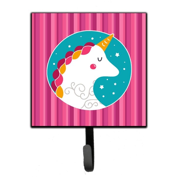 Jensendistributionservices Unicorn Pink Stripes Leash or Key Holder - MI1715385