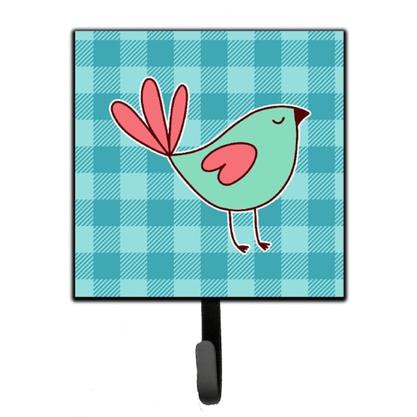 Carolines Treasures Bird on Blue Plaid Leash or Key Holder - BB6831SH4