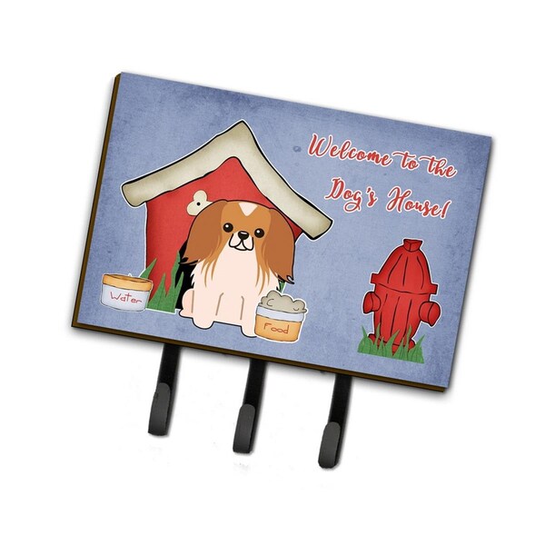 Carolines Treasures Dog House Collection Pekingnese Red and White Leash or Key Holder - BB2857TH68