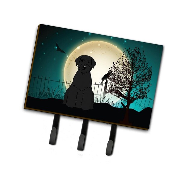 Carolines Treasures Halloween Scary Giant Schnauzer Leash or Key Holder - BB2256TH68