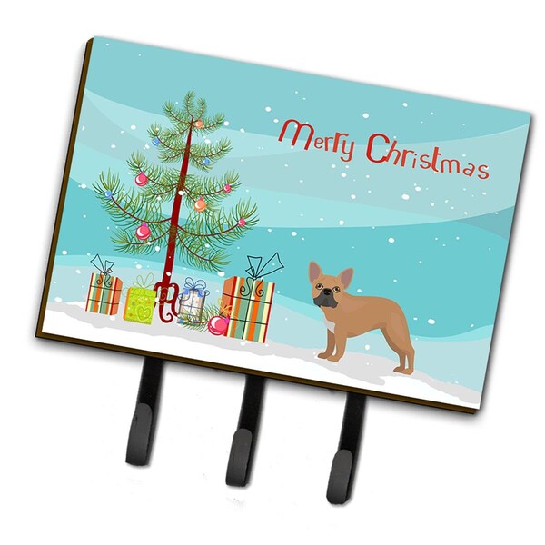 Carolines Treasures French Bulldog Christmas Tree Leash or Key Holder - CK3455TH68