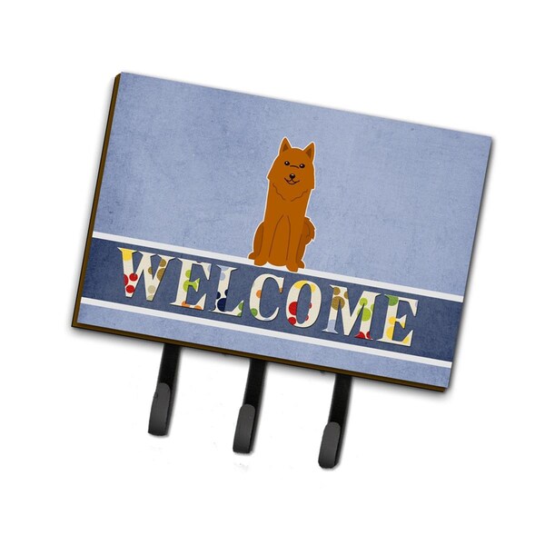Carolines Treasures Karelian Bear Dog Welcome Leash or Key Holder - BB5603TH68