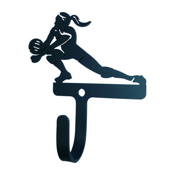 Village Wrought Iron Village Wrought Iron WH-289-S Volleyball Womans & Girls Wall Hook; Small - WH-289-S