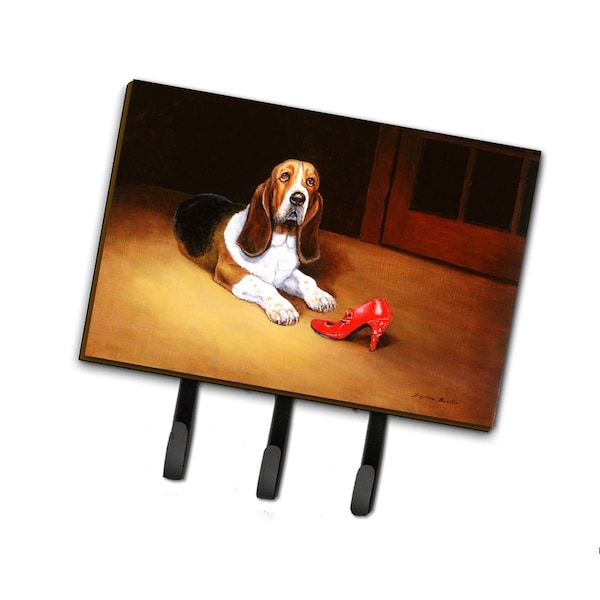 Carolines Treasures Basset and Shoe Leash or Key Holder - BDBA0372TH68
