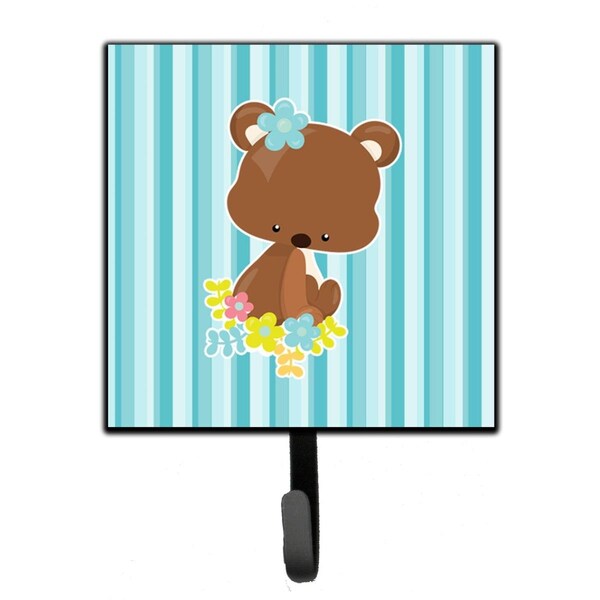 Jensendistributionservices Bear With Flowers Leash or Key Holder - MI2102490