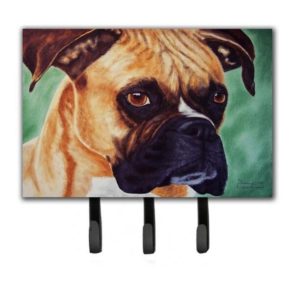 Carolines Treasures Carolines Treasures AMB1029TH68 Boxer by Tanya & Craig Amberson Leash or Key Holder - AMB1029TH68