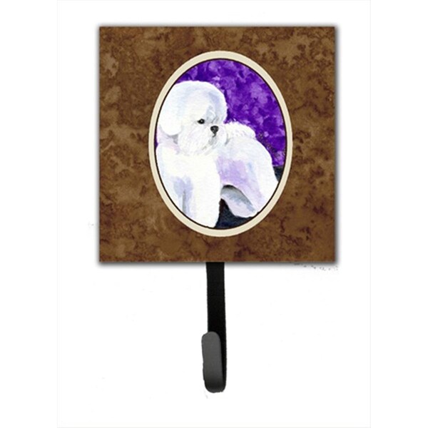Jensendistributionservices 4.25 x 6 in. Bichon Frise Leash Or Key Hook - MI1713572