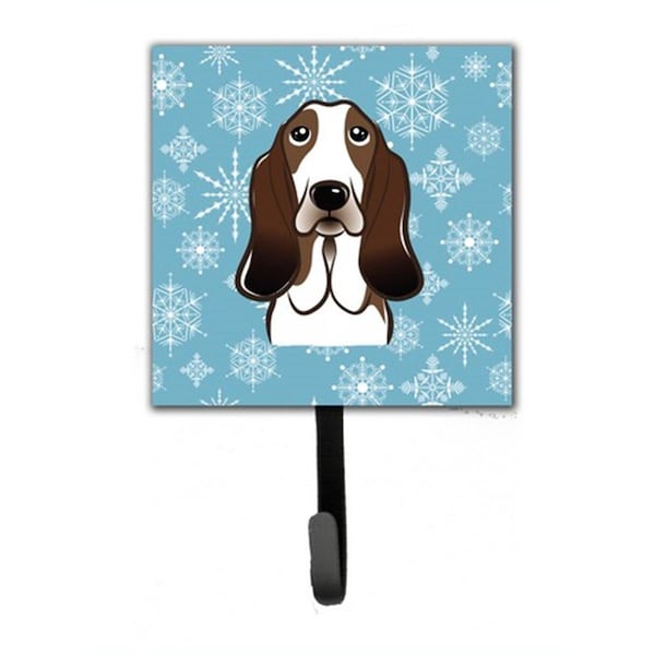 Micasa Snowflake Basset Hound Leash & Key Holder - MI892676