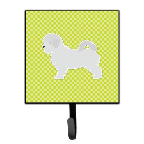 Jensendistributionservices Maltese Checkerboard Green Leash or Key Holder - MI1707780