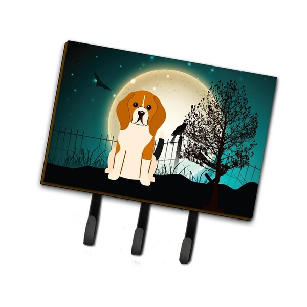 Jensendistributionservices Halloween Scary Beagle Tricolor Leash or Key Holder - MI1708362