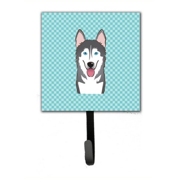 Jensendistributionservices Checkerboard Blue Alaskan Malamute Leash & Key Holder - MI1715746