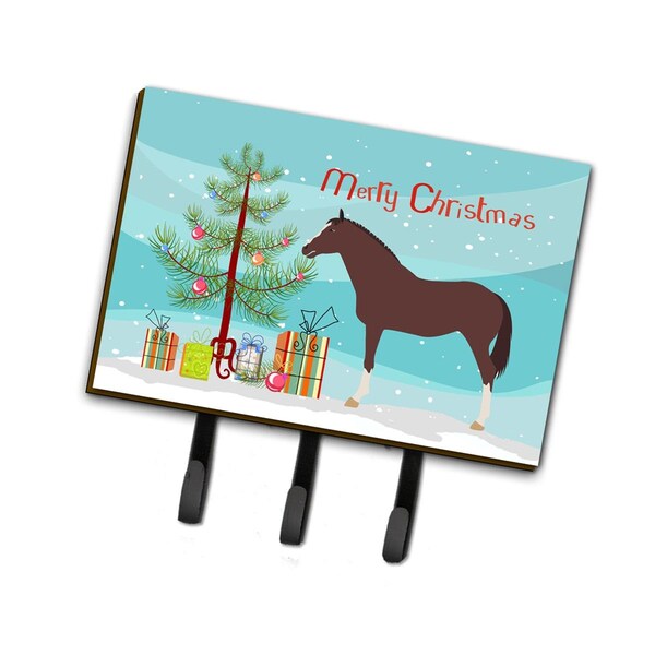 Carolines Treasures English Thoroughbred Horse Christmas Leash or Key Holder - BB9280TH68