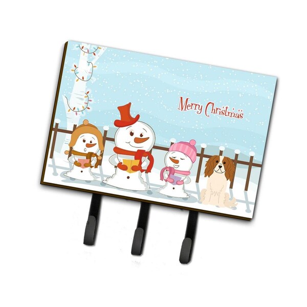 Carolines Treasures Merry Christmas Carolers Cavalier Spaniel Leash or Key Holder - BB2389TH68