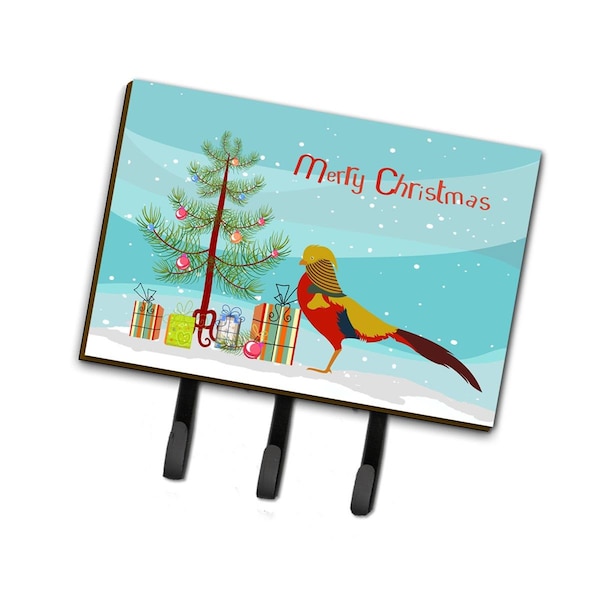 Carolines Treasures Golden or Chinese Pheasant Christmas Leash or Key Holder - BB9295TH68