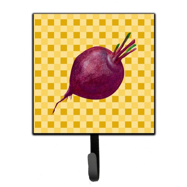 Carolines Treasures Beet Root on Basketweave Leash or Key Holder - BB7185SH4