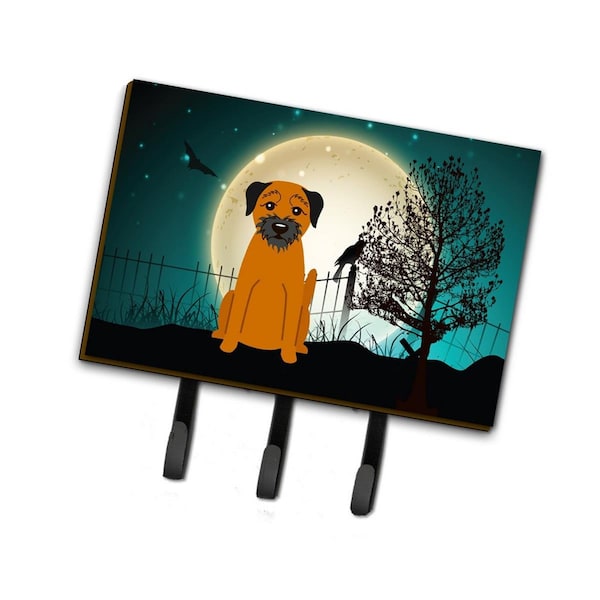Carolines Treasures Halloween Scary Border Terrier Leash or Key Holder - BB2229TH68