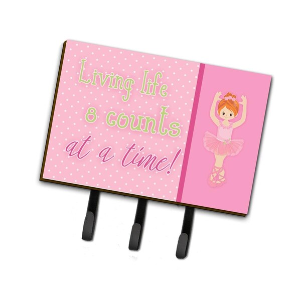 Carolines Treasures Ballet in 8 Counts Red Hair Leash or Key Holder - BB5398TH68