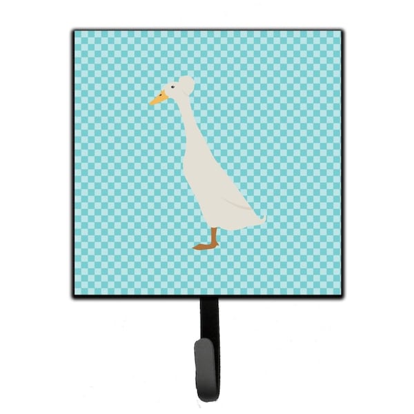 Carolines Treasures Bali Duck Blue Check Leash or Key Holder - BB8033SH4