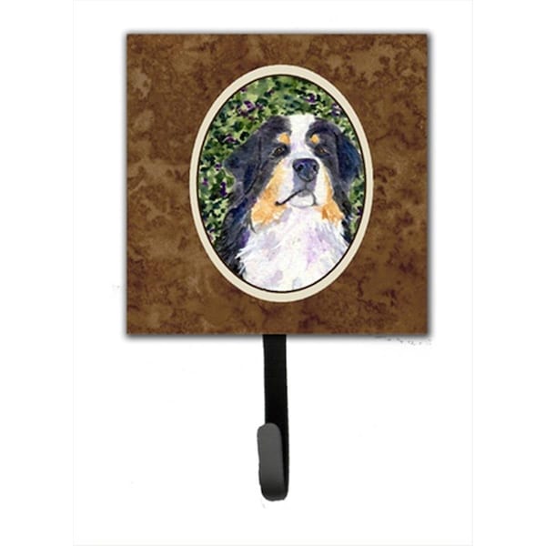 Micasa 4.25 x 6 in. Bernese Mountain Dog Leash Or Key Hook - MI894971