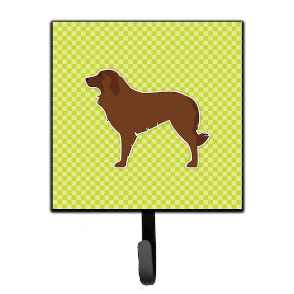 Jensendistributionservices Portuguese Sheepdog Dog Checkerboard Green Leash or Key Holder - MI2100754