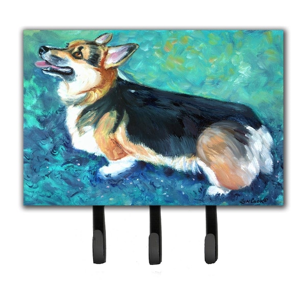 Carolines Treasures Corgi Pembroke Leash or Key Holder - 7408TH68