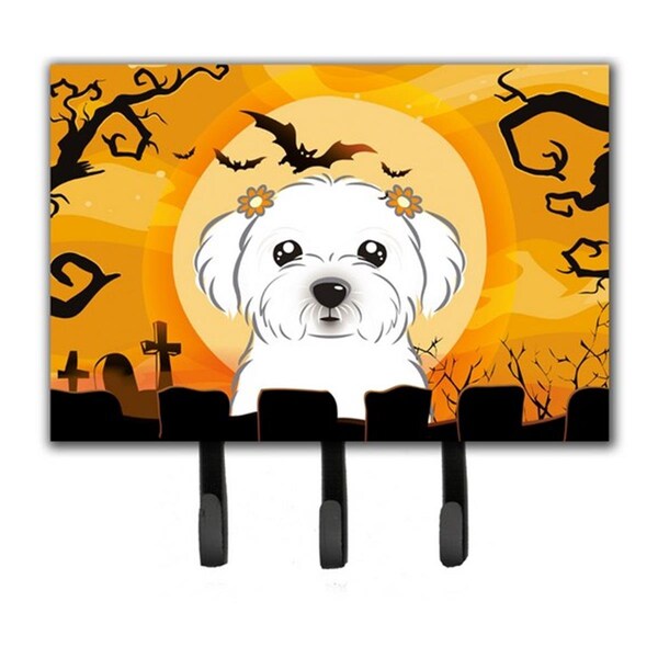 Jensendistributionservices Halloween Maltese Leash & Key Holder - MI1718291
