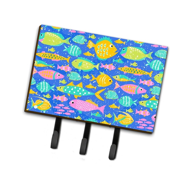Jensendistributionservices Little Colorful Fishes Leash or Key Holder - MI2102581