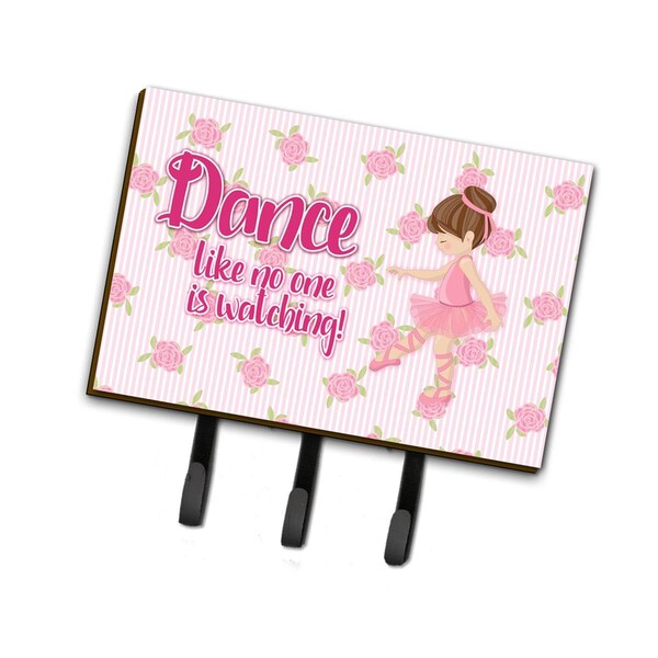 Carolines Treasures Ballet Dance Brunette Leash or Key Holder - BB5390TH68