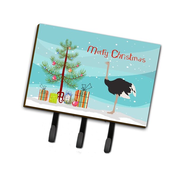 Carolines Treasures Common Ostrich Christmas Leash or Key Holder - BB9291TH68