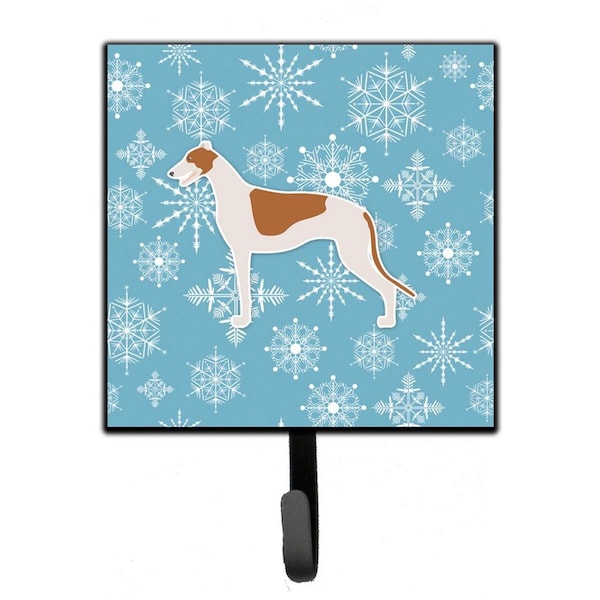Carolines Treasures Winter Snowflake Greyhound Leash or Key Holder - BB3505SH4