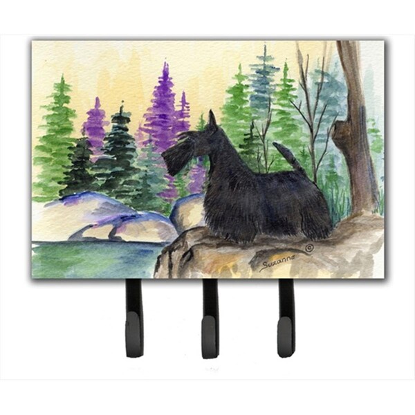 Carolines Treasures Scottish Terrier Leash Holder or Key Hook - SS8101TH68