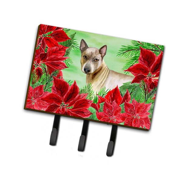 Carolines Treasures Thai Ridgeback Poinsettas Leash or Key Holder - CK1328TH68