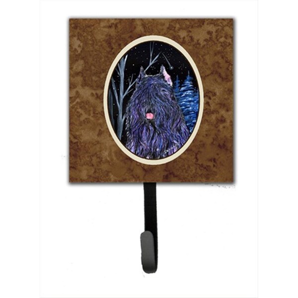 Jensendistributionservices Starry Night Bouvier Des Flandres Leash Holder Or Key Hook - MI1657546
