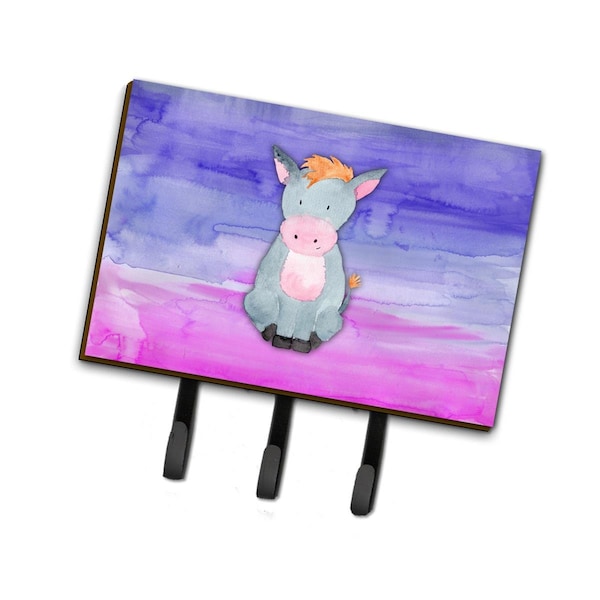 Carolines Treasures Donkey Watercolor Leash or Key Holder - BB7415TH68