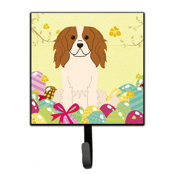 Carolines Treasures Easter Eggs Cavalier Spaniel Leash or Key Holder - BB6058SH4