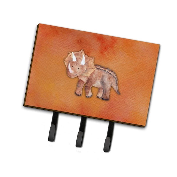 Jensendistributionservices Triceratops Watercolor Leash or Key Holder - MI1721154