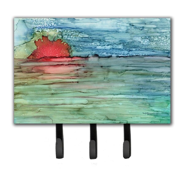 Jensendistributionservices Abstract Sunset on the Water Leash or Key Holder - MI1711353