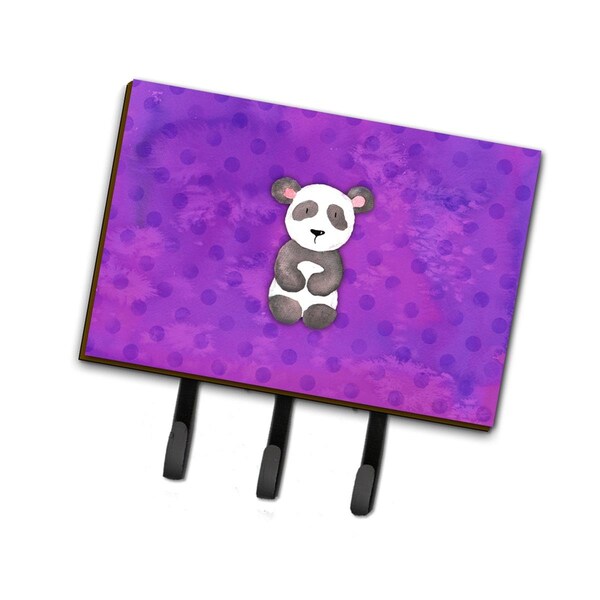 Jensendistributionservices Polkadot Panda Bear Watercolor Leash or Key Holder - MI1712566