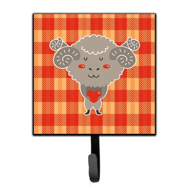 Carolines Treasures Ram With a Heart Leash or Key Holder - BB6738SH4