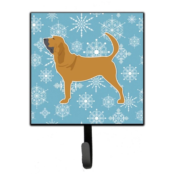 Micasa Winter Snowflake Bloodhound Leash or Key Holder - MI221798
