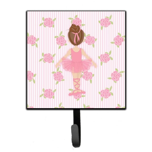 Carolines Treasures Ballerina Brunette Back Pose Leash or Key Holder - BB5176SH4