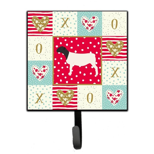 Carolines Treasures 4.25 x 1 x 7 in. Dorper Sheep Love Leash or Key Holder - CK5405SH4