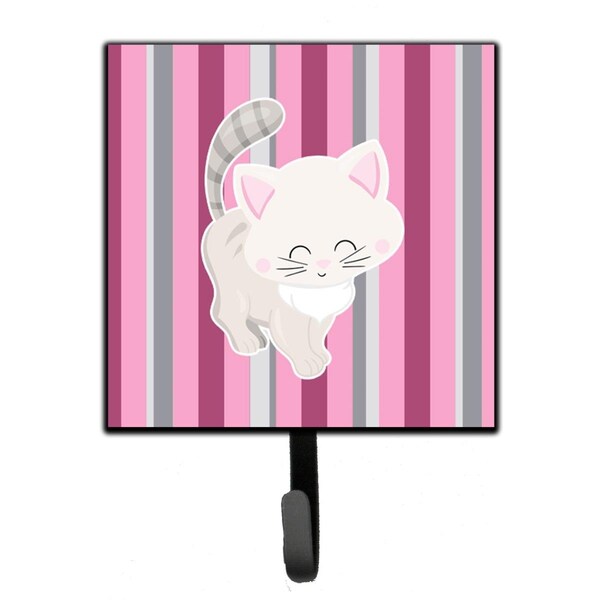Jensendistributionservices Kitten Cat Pink & Gray Leash or Key Holder - MI1711469